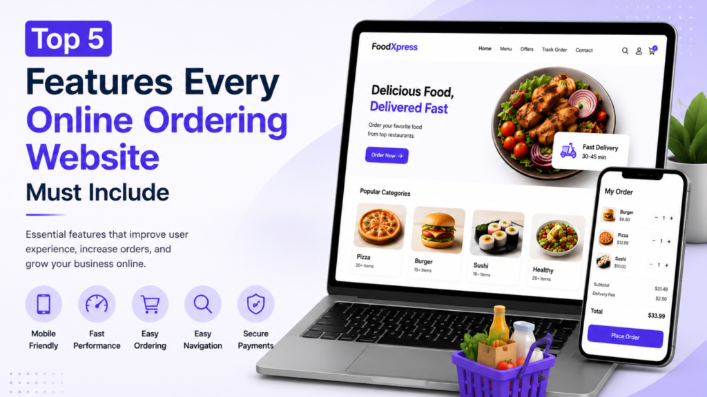 Online Ordering Website Must Include