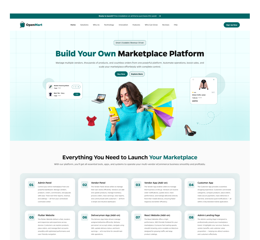 Multi vendor - OpenMart