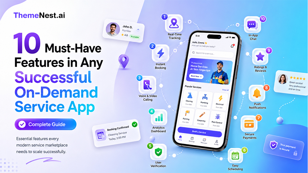10 Must-Have Features in Any Successful On-Demand Service App
