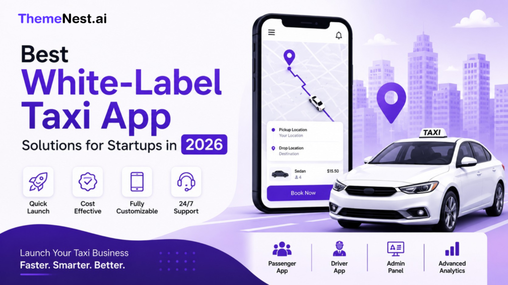 Best White-Label Taxi App Solutions for Startups in 2026