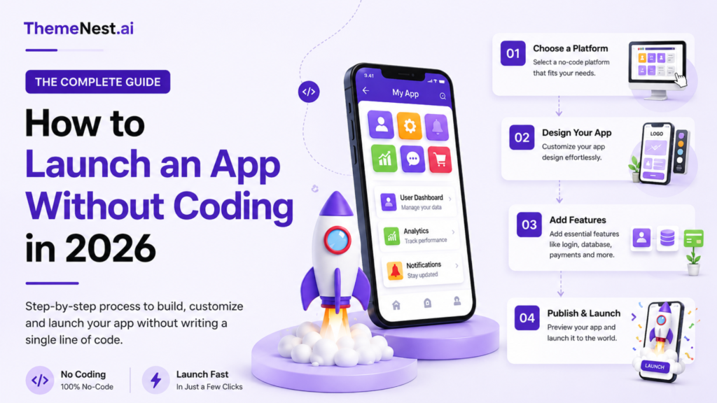 How to Launch an App Without Coding in 2026: The Complete Guide