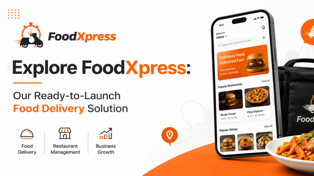 Explore FoodXpress: Our Ready-to-Launch Food Delivery Solution
