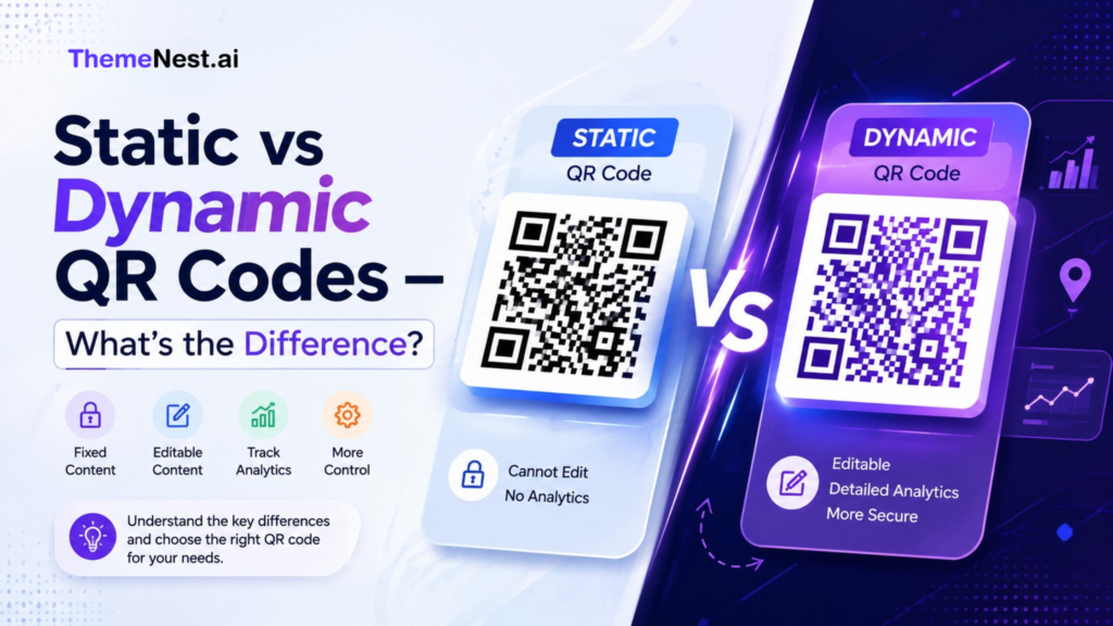 Static vs Dynamic QR Codes
