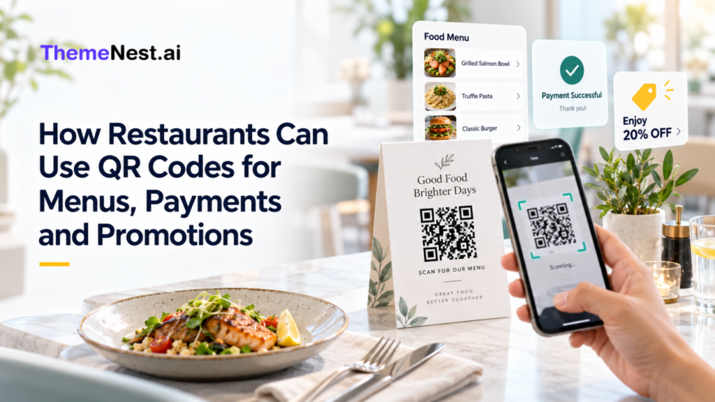 How Restaurants Can Use QR Codes for Menus, Payments and Promotions